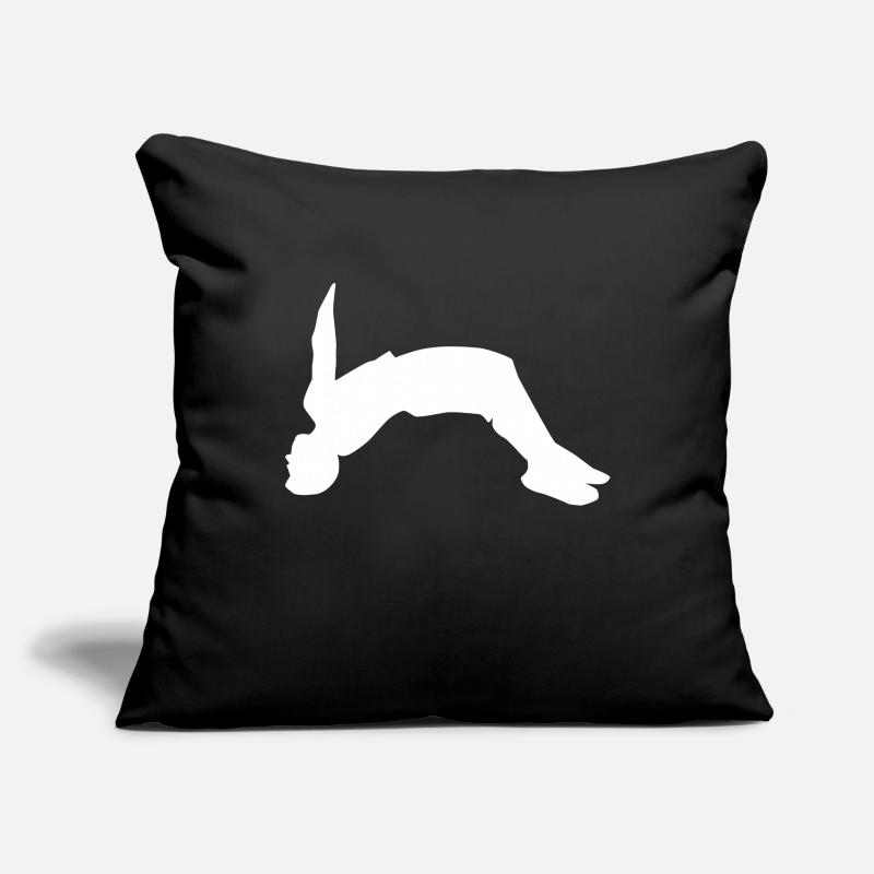 Backflip blanc Housse de coussin décorative 45 x 45 cm