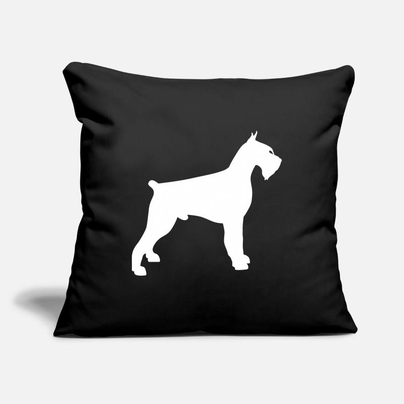 schnauzer géant Housse de coussin décorative 45 x 45 cm