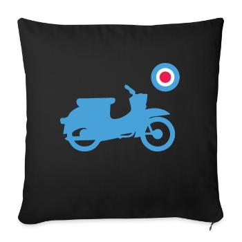 Schwalbe Mod Great Britain Style - Sofakissenbezug 45 x 45 cm - Schwarz - Vorne
