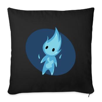 Will O The Wisp cutie - Housse de coussin décorative 45 x 45 cm - noir - Devant
