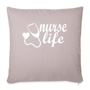 Nurse - Sofakissenbezug 45 x 45 cm - helles Taupe - Vorne