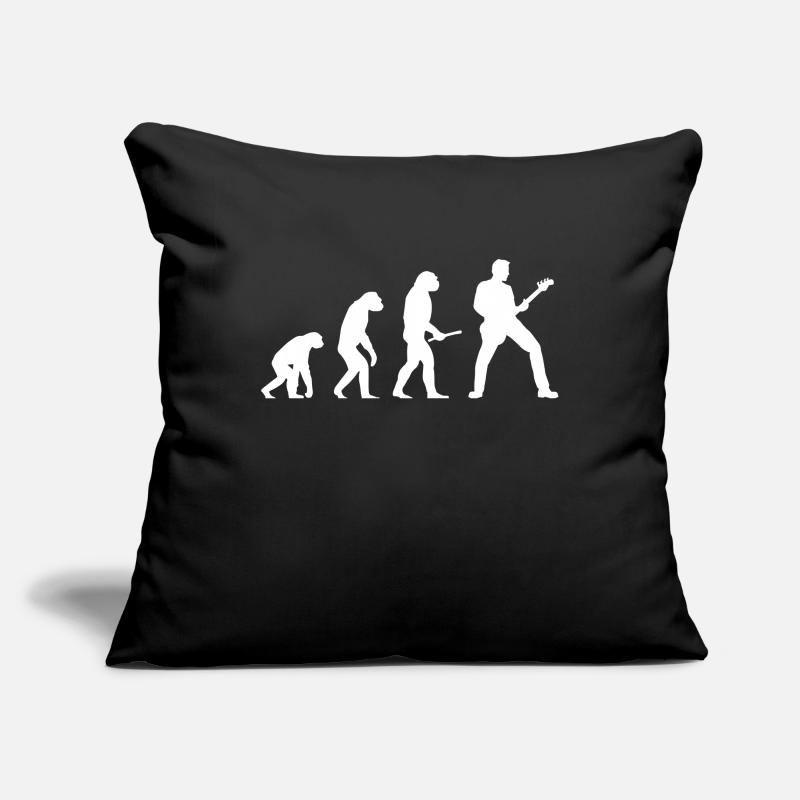 Guitar Evolution - Guitars Guitar Playercuteblacki Sofa pillowcase 17,3'' x 17,3'' (45 x 45 cm)