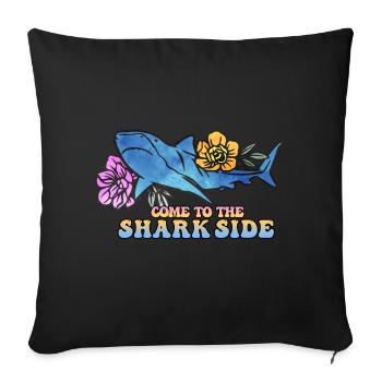 Ocean Sublimation - Sofa pillowcase 17,3'' x 17,3'' (45 x 45 cm) - black - Front