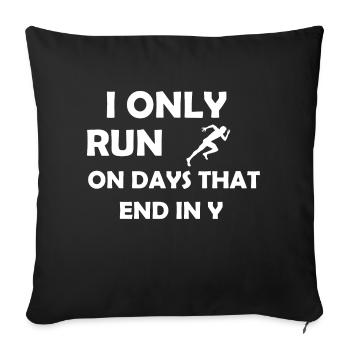 Fußball Soccer - Sofa pillowcase 17,3'' x 17,3'' (45 x 45 cm) - black - Front
