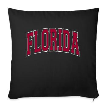 Florida - Sofa pillowcase 17,3'' x 17,3'' (45 x 45 cm) - black - Front