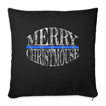 christmas coffee/teamug awkward birthday funny - Sofakissenbezug 45 x 45 cm - Schwarz - Vorne