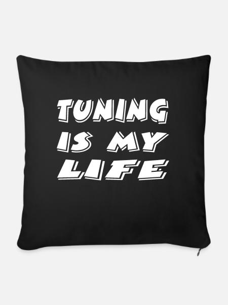 Tuning - Sofakissenbezug 45 x 45 cm - Schwarz