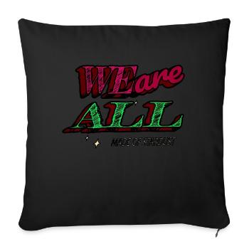 colors art present idea weightless birthday gift - Sofa pillowcase 17,3'' x 17,3'' (45 x 45 cm) - black - Front