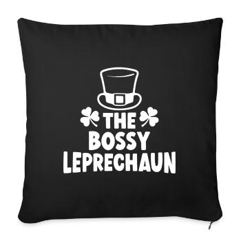 Le lutin autoritaire - Housse de coussin décorative 45 x 45 cm - noir - Devant
