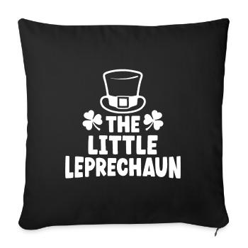 The Little Leprechaun - Sofa pillowcase 17,3'' x 17,3'' (45 x 45 cm) - black - Front