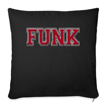 Funk Big Grunge - Sofa pillowcase 17,3'' x 17,3'' (45 x 45 cm) - black - Front