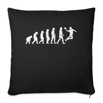 Handball player Handball fan Handball team Handball - Sofa pillowcase 17,3'' x 17,3'' (45 x 45 cm) - black - Front