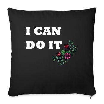 Florist Flower Plant Nature Gardener - Sofa pillowcase 17,3'' x 17,3'' (45 x 45 cm) - black - Front