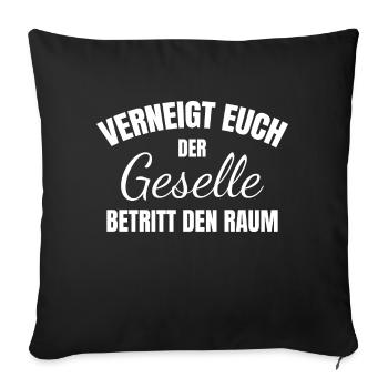 Handwerker Handyman Handwerk Werkzeug - Sofakissenbezug 45 x 45 cm - Schwarz - Vorne