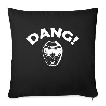 Paintball Airsoft - Housse de coussin décorative 45 x 45 cm - noir - Devant