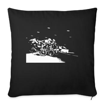 BMX - Sofakissenbezug 45 x 45 cm - Schwarz - Vorne