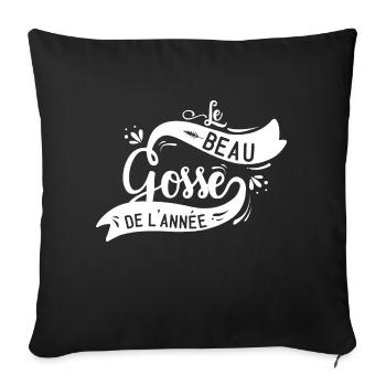 Le Beau Gosse De L'Année - Housse de coussin décorative 45 x 45 cm - noir - Devant