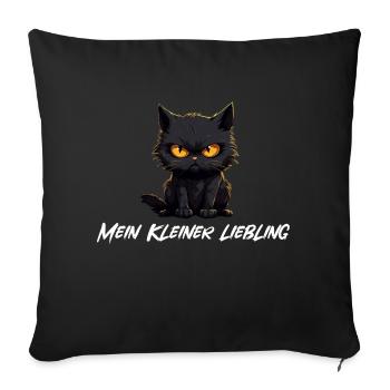 Black Cat My Little Darling - Sofa pillowcase 17,3'' x 17,3'' (45 x 45 cm) - black - Front