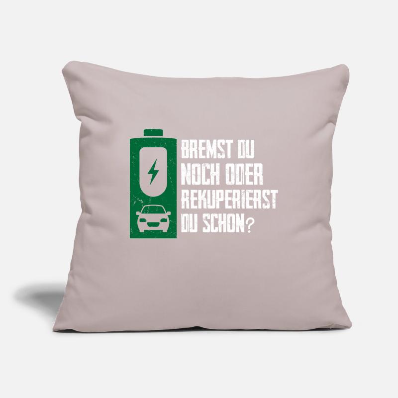 Bremst du Noch Oder Rekuperierst Du Schon? Sofakissenbezug 45 x 45 cm