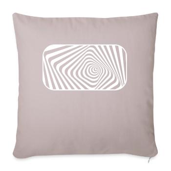 Illusion d’optique - Des visuels fascinants - Housse de coussin décorative 45 x 45 cm - taupe clair - Devant