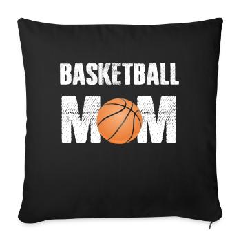 Basketball - Sofakissenbezug 45 x 45 cm - Schwarz - Vorne