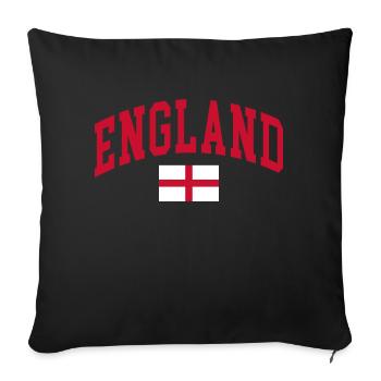 England - Sofakissenbezug 45 x 45 cm - Schwarz - Vorne