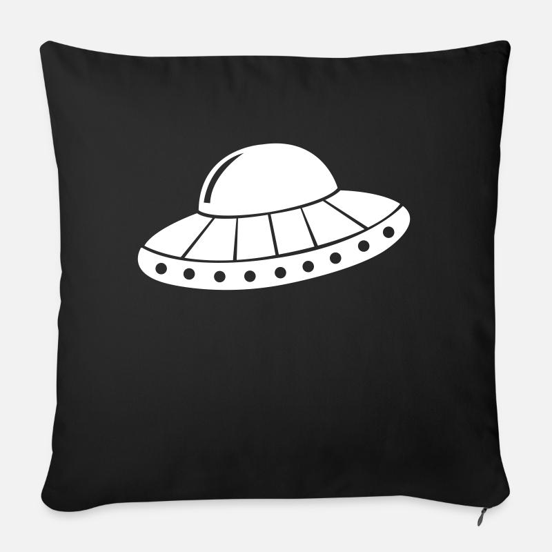 ufo - Sofakissenbezug 45 x 45 cm - Schwarz