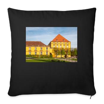 Château d’Osnabrück (Schloss Osnabrück) Osnabrück - Housse de coussin décorative 45 x 45 cm - noir - Devant