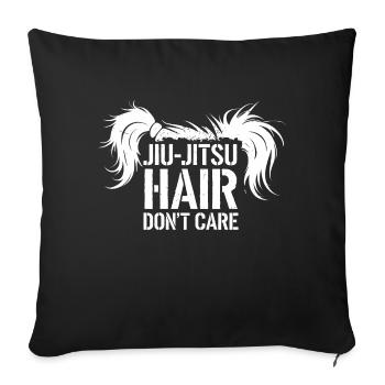Funny saying for Jiu-Jitsu fighters - Sofa pillowcase 17,3'' x 17,3'' (45 x 45 cm) - black - Front