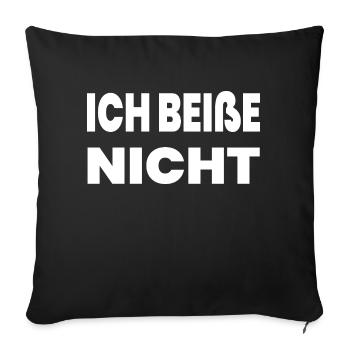 Party - Sofakissenbezug 45 x 45 cm - Schwarz - Vorne