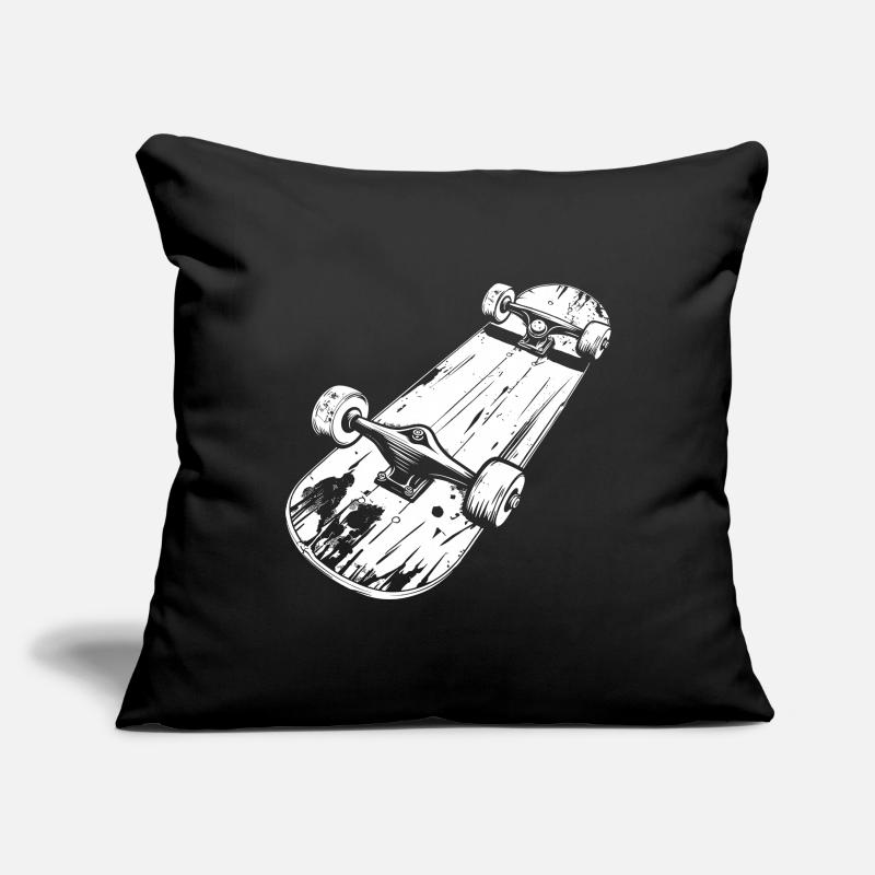 Skateboard Drawing Sofa pillowcase 17,3'' x 17,3'' (45 x 45 cm)
