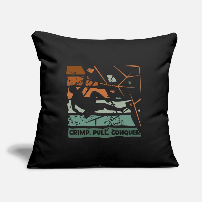 Bouldern – Crimp. Pull. Conquer. Sofakissenbezug 45 x 45 cm