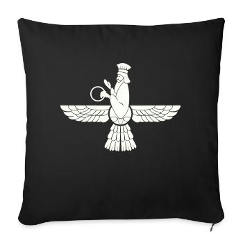 Zoroaster - Sofa pillowcase 17,3'' x 17,3'' (45 x 45 cm) - black - Front