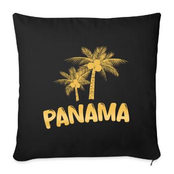 Cadeau pour Panama - Housse de coussin décorative 45 x 45 cm - noir - Devant