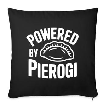 Angetrieben von Pierogi - Sofakissenbezug 45 x 45 cm - Schwarz - Vorne