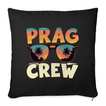 Prag Crew - Sofakissenbezug 45 x 45 cm - Schwarz - Vorne