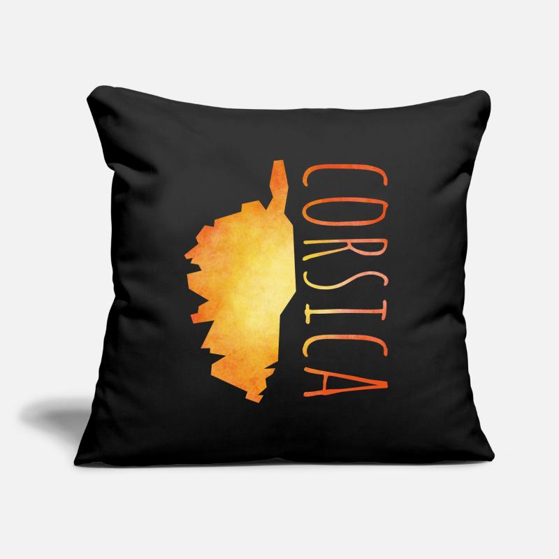 Corse Housse de coussin décorative 45 x 45 cm