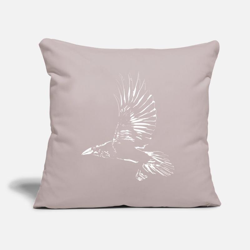 Crow Sofa pillowcase 17,3'' x 17,3'' (45 x 45 cm)