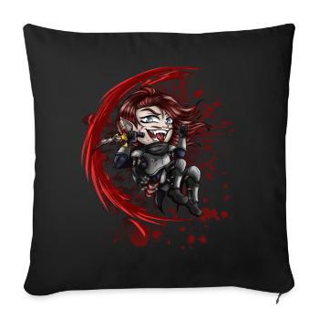 Little Killer - Sofa pillowcase 17,3'' x 17,3'' (45 x 45 cm) - black - Front