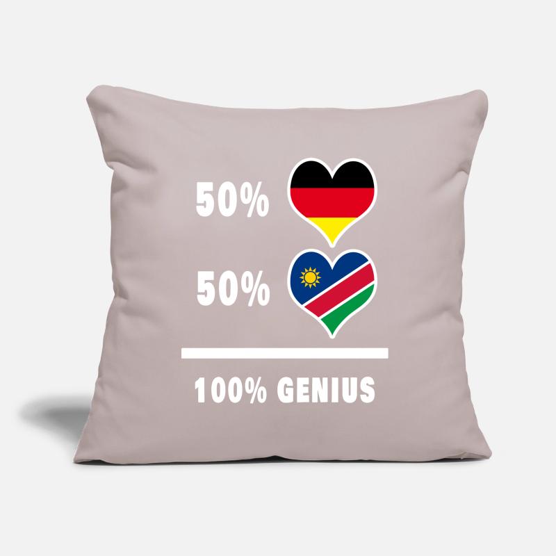 Germany and Namibia 100% Ingenious / Gift Sofa pillowcase 17,3'' x 17,3'' (45 x 45 cm)