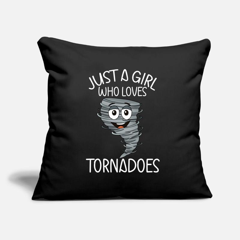 Tornade Housse de coussin décorative 45 x 45 cm