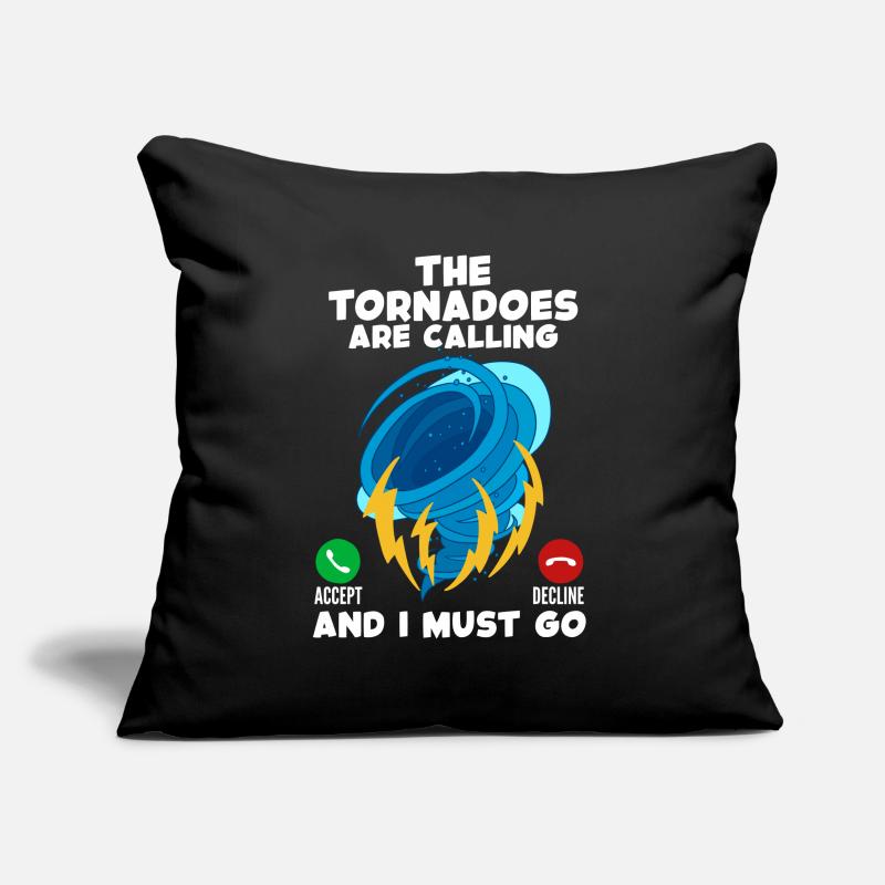 Tornade Housse de coussin décorative 45 x 45 cm