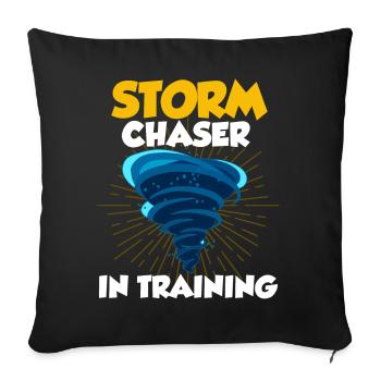 Tornado - Sofa pillowcase 17,3'' x 17,3'' (45 x 45 cm) - black - Front
