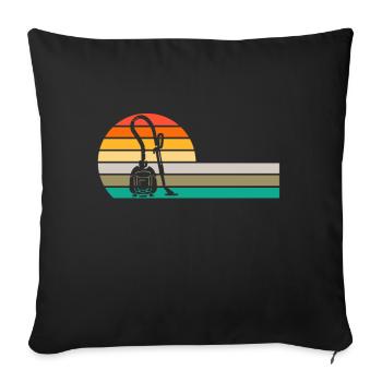 Vacuum Cleaner Cleaning Power Gift - Sofa pillowcase 17,3'' x 17,3'' (45 x 45 cm) - black - Front