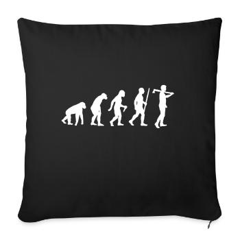 Axt Evolution - Sofakissenbezug 45 x 45 cm - Schwarz - Vorne