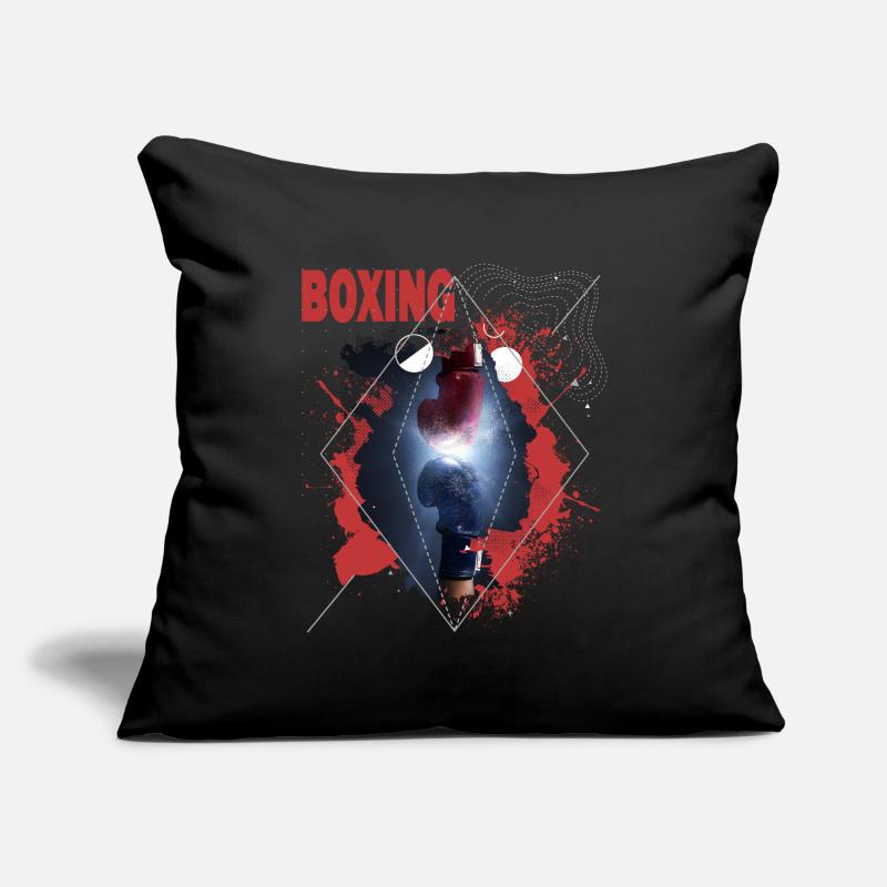 Boxe Boxe Boxe Gants de Boxe Boxe Match Ring de Boxe Housse de coussin décorative 45 x 45 cm