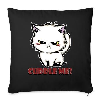 cuddle me - Sofakissenbezug 45 x 45 cm - Schwarz - Vorne
