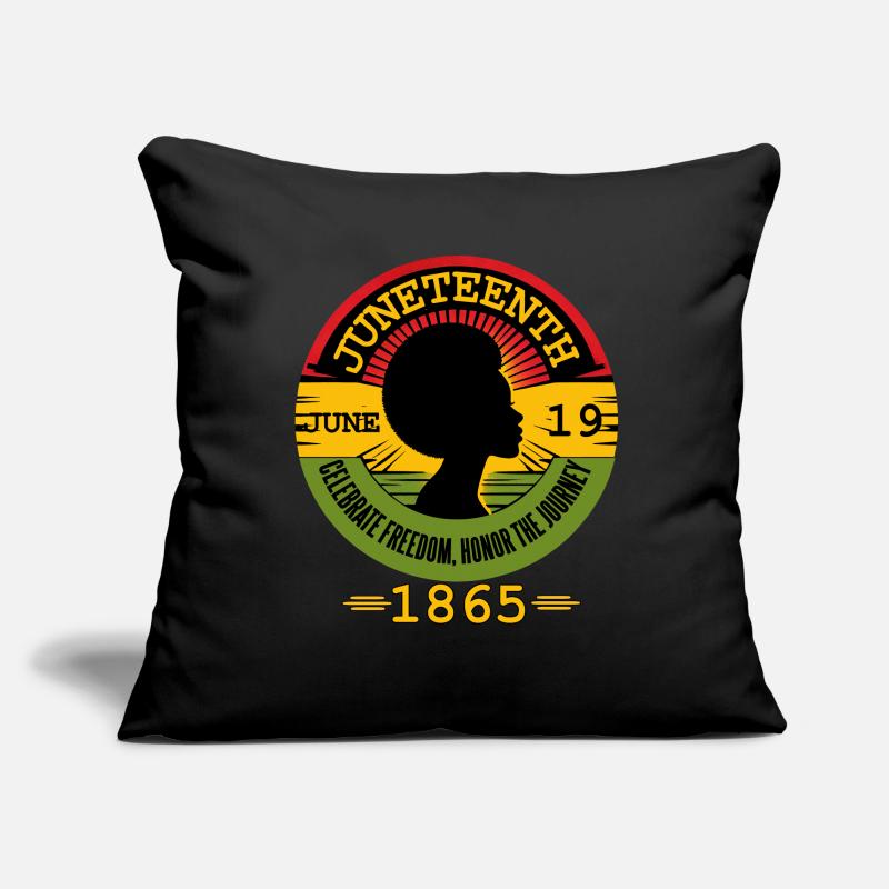 Célébrer Juneteenth : liberté, héritage, unité Housse de coussin décorative 45 x 45 cm