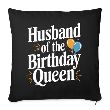 Ehemann Ehegatte Familie Hochzeit - Sofakissenbezug 45 x 45 cm - Schwarz - Vorne