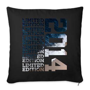 ÉDITION LIMITÉE 2014 12 ANS 12E ANNIVERSAIRE - Housse de coussin décorative 45 x 45 cm - noir - Devant
